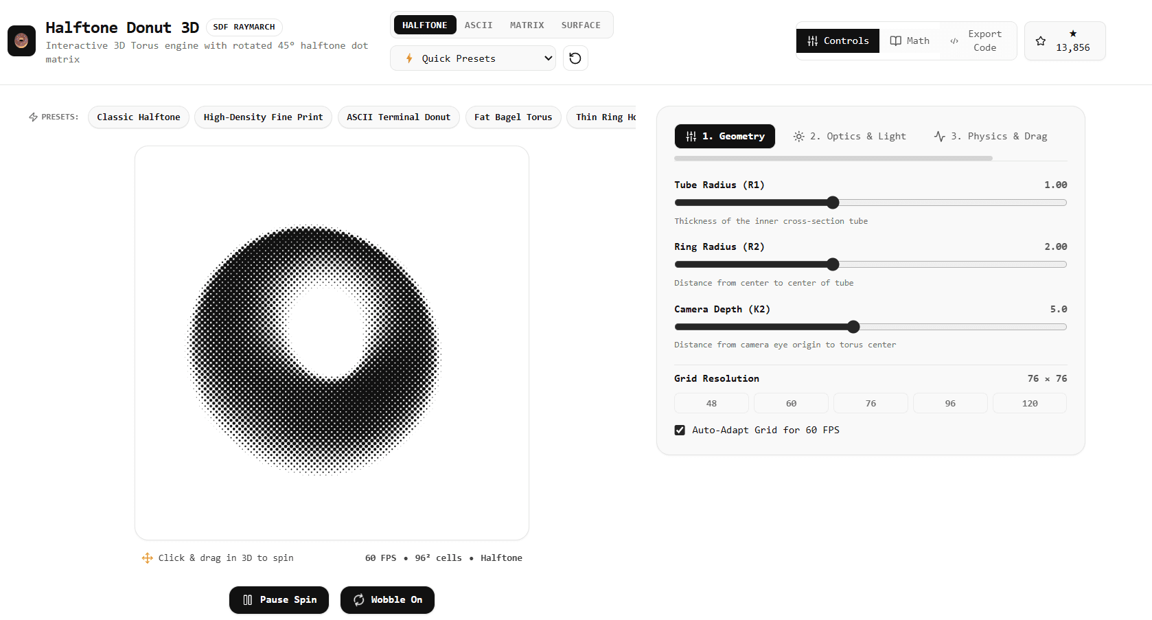 Halftone Donut